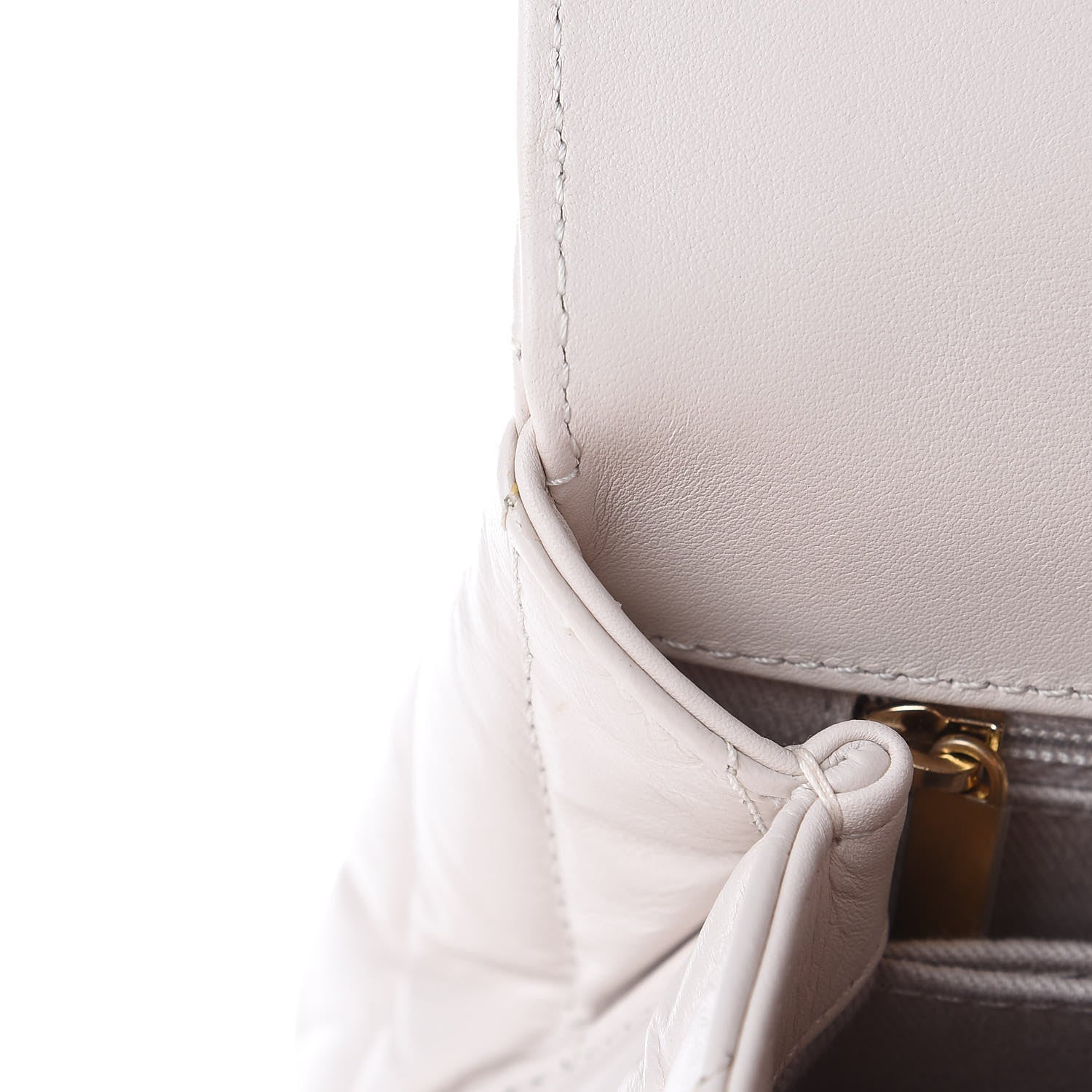 Chanel Calfskin Chevron Quilted Mini Coco Handle Flap Rose Pale 10 of 11