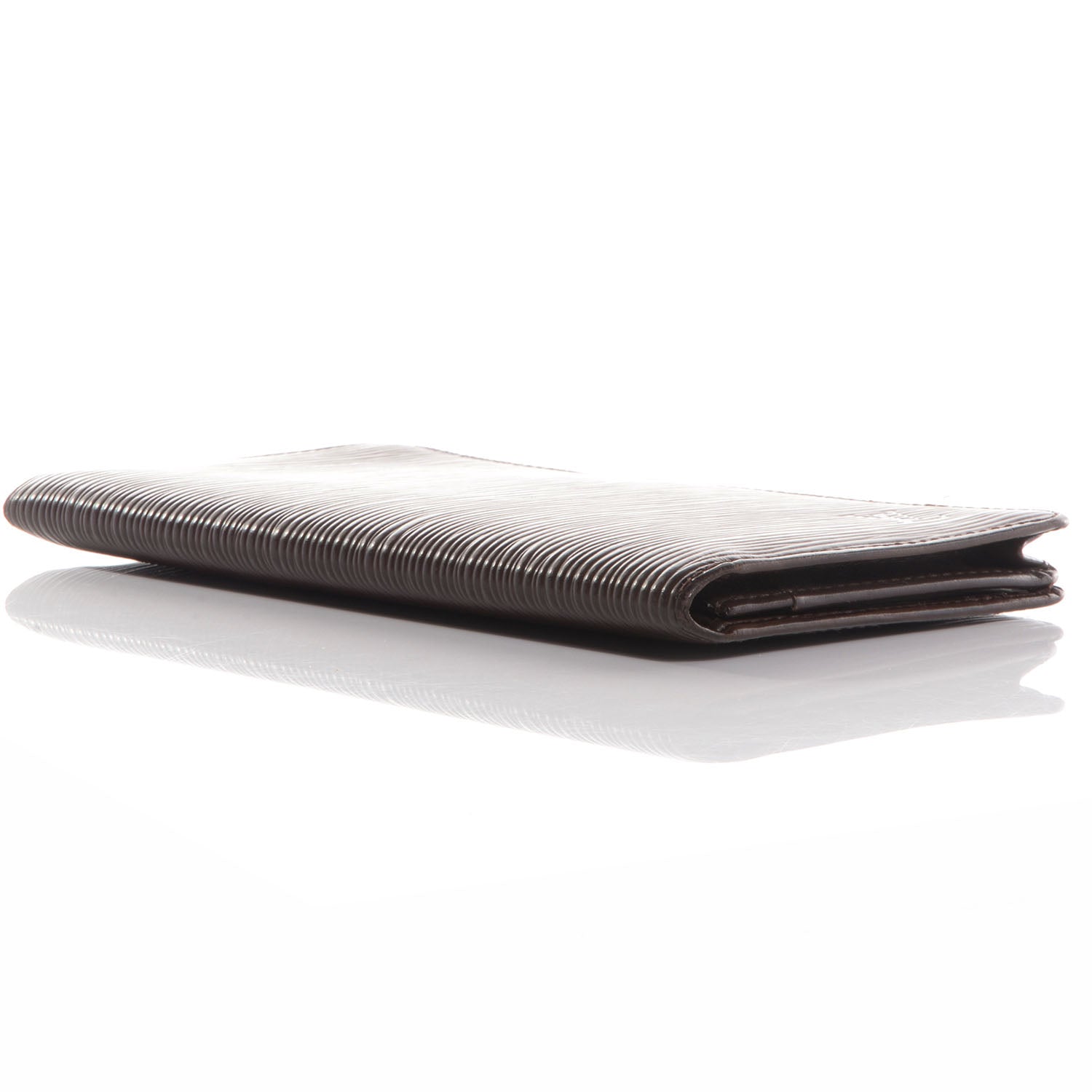 Louis Vuitton Epi Porte-Cartes Credit Yen Wallet Moka 3 of 6