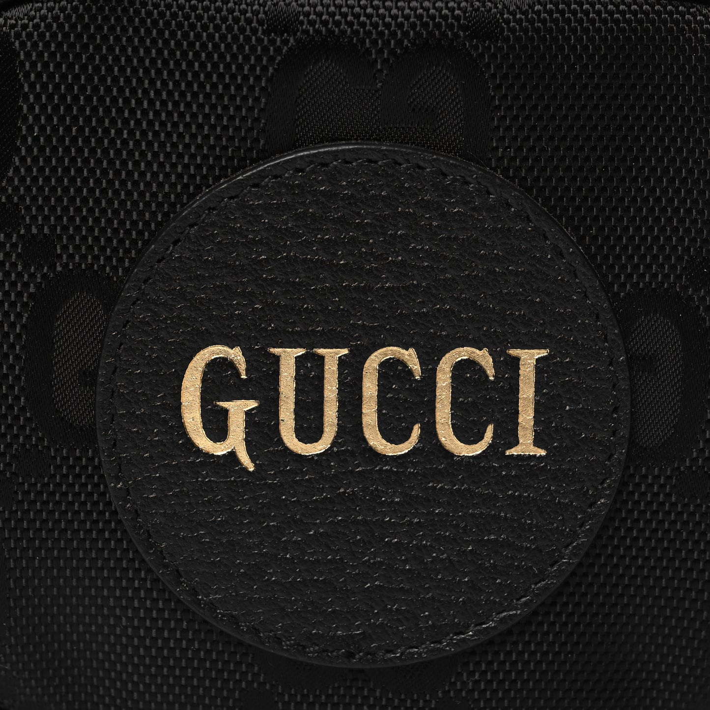 Econyl Nylon Monogram Off The Grid Shoulder Bag Black