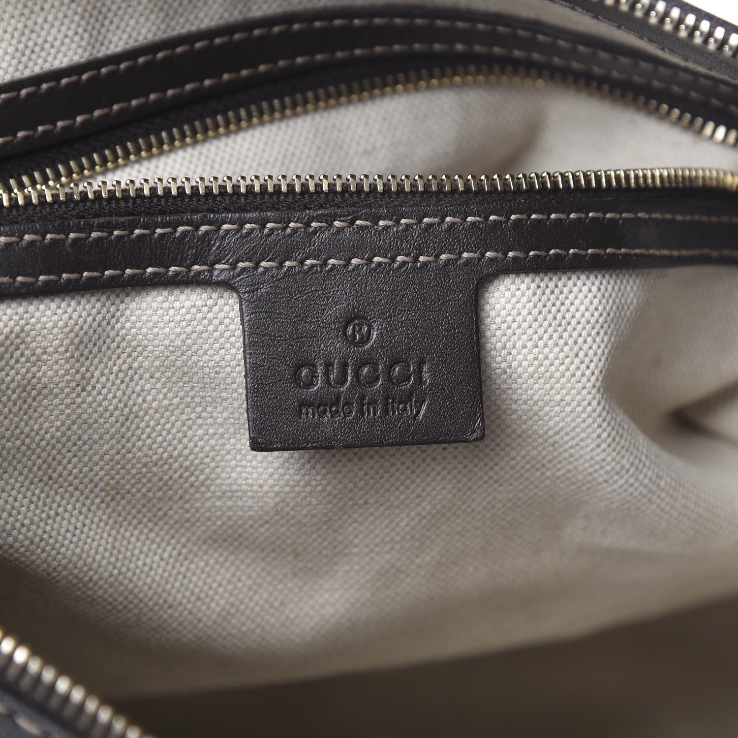 Gucci Monogram Web Mayfair Top Handle Satchel Dark Brown 6 of 19