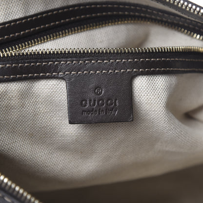 Gucci Monogram Web Mayfair Top Handle Satchel Dark Brown 6 of 19
