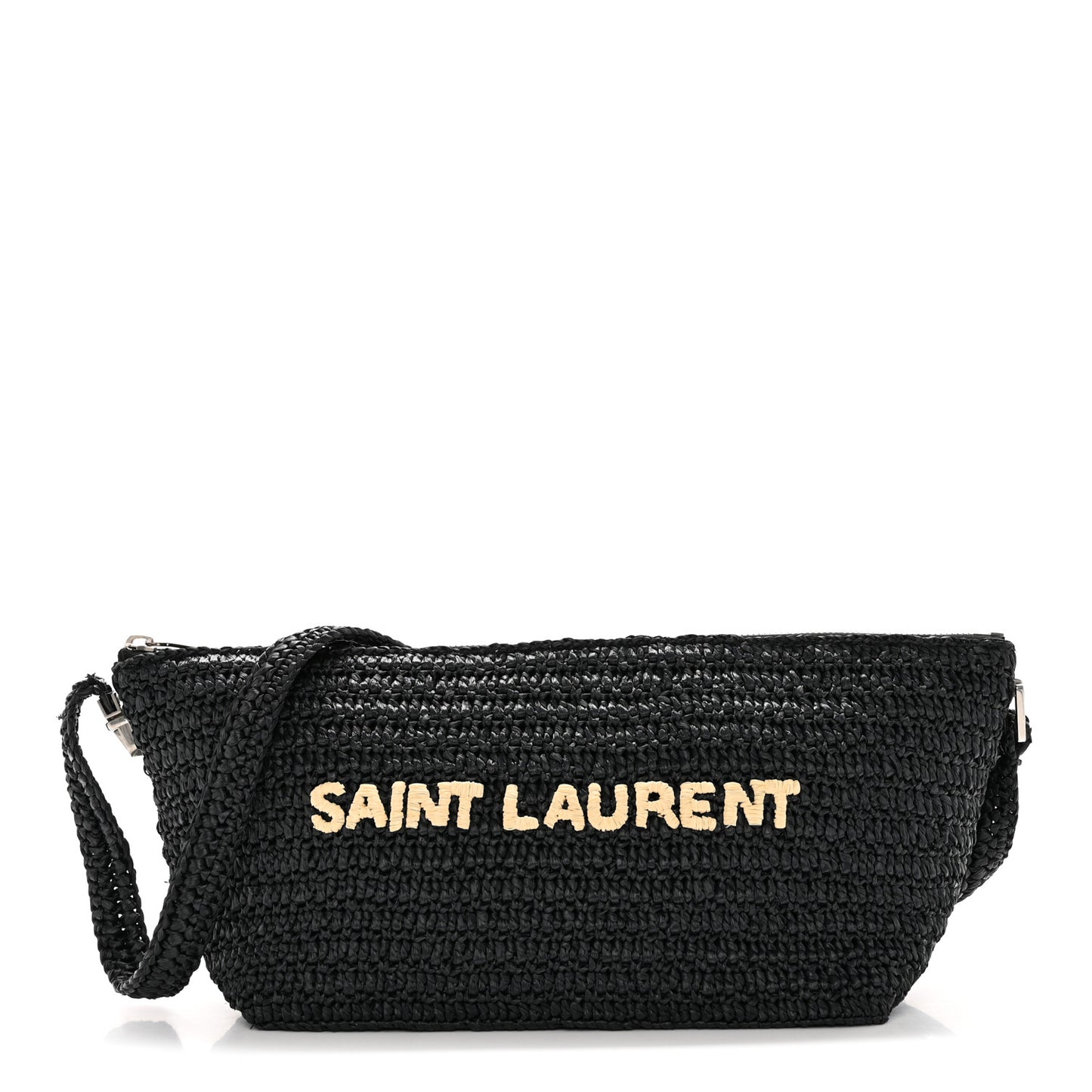 Raffia Le Crossbody Black