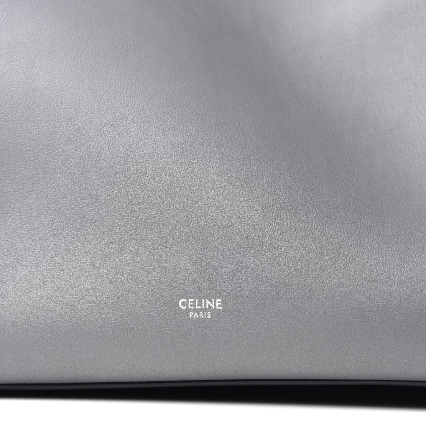 Supple Calfskin Small Big Bag Medium Grey