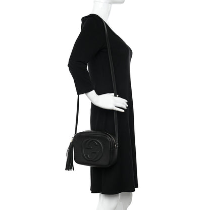 Gucci Pebbled Calfskin Small Soho Disco Bag Black 2 of 10