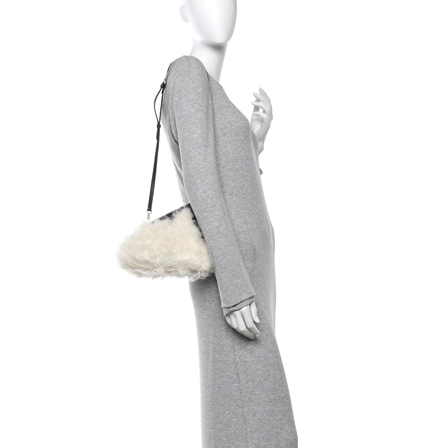 Fendi Baby Mongolian Nappa Small Fendi First White Fondente 2 of 10