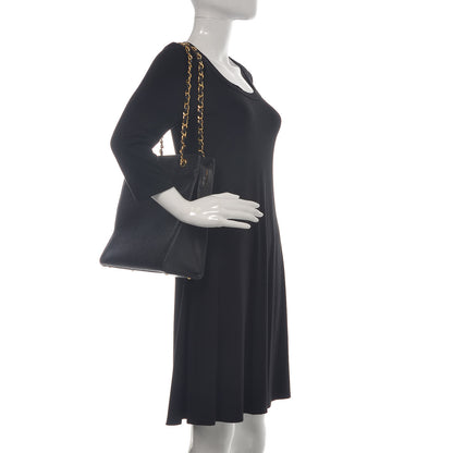 Chanel Caviar CC Shoulder Bag Black 2 of 11