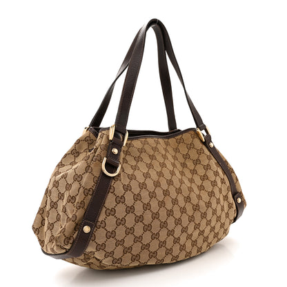 Gucci Monogram Medium Abbey Shoulder Bag Dark Brown 3 of 11