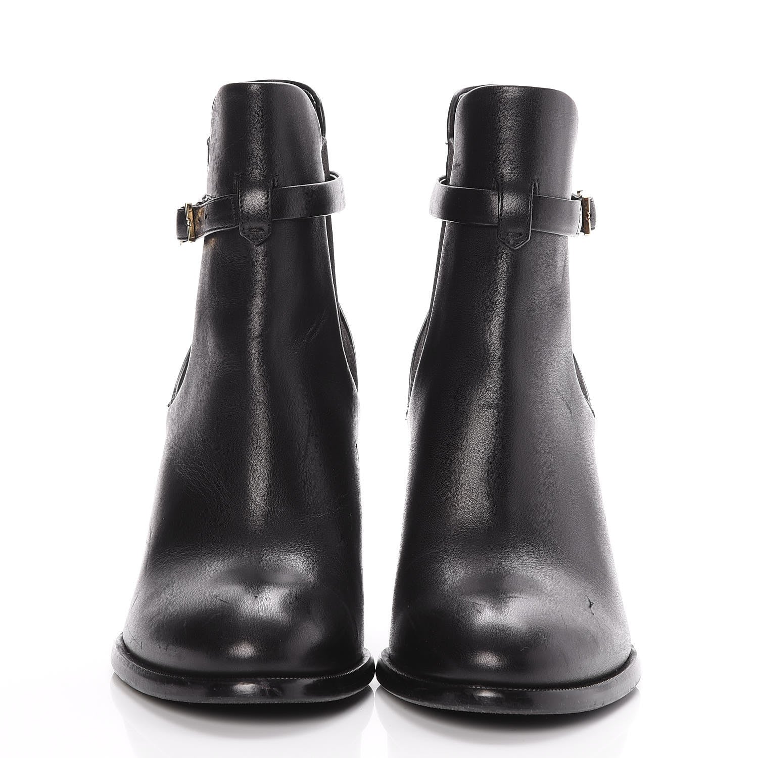 Louis Vuitton Calfskin Loyalty Ankle Boots 36 Black 2 of 10