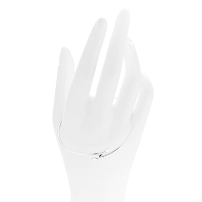 Tiffany Sterling Silver Hook Bangle Bracelet 2 of 4