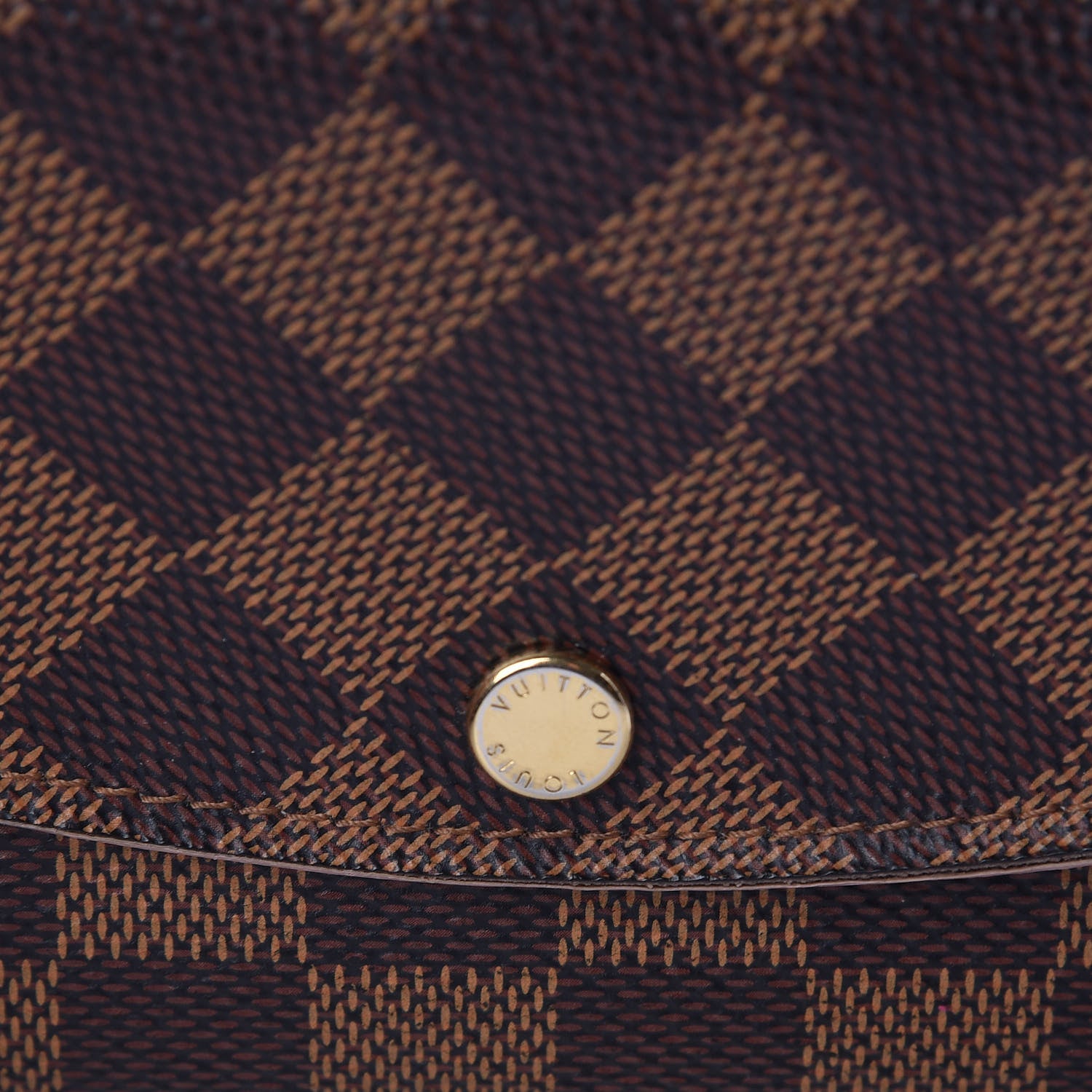 Louis Vuitton Damier Ebene Caissa Wallet Rose Ballerine 16 of 16