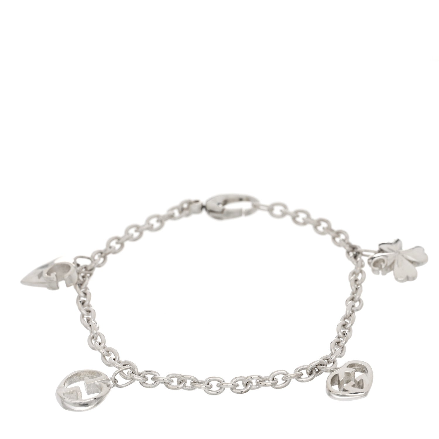 Gucci Sterling Silver Charm Bracelet 1 of 3