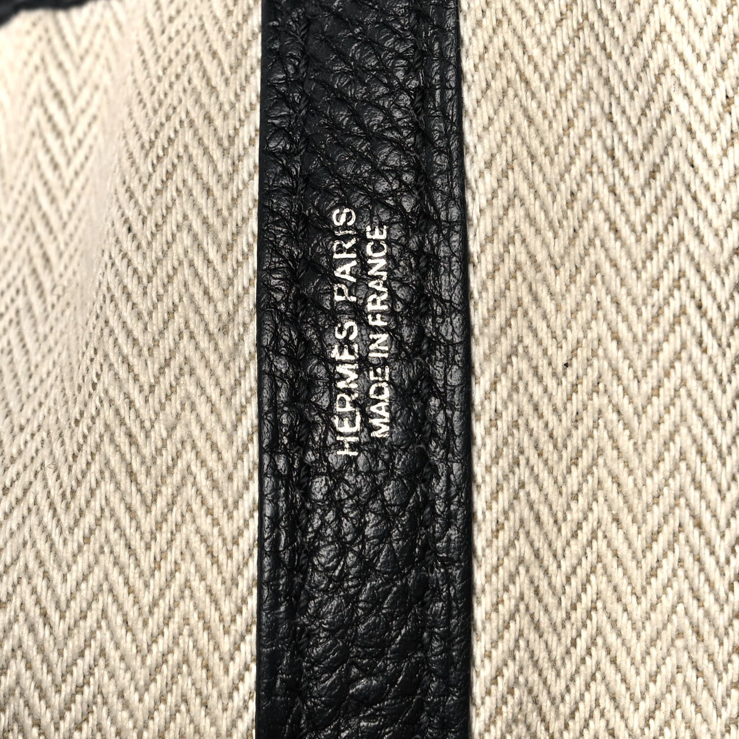 Hermes Negonda Garden Party Tote 36 MM Black 6 of 9