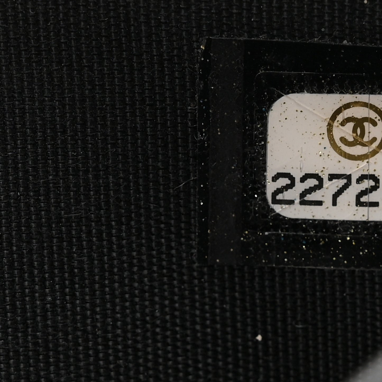 Lambskin Quilted Trendy CC Wallet On Chain WOC Black