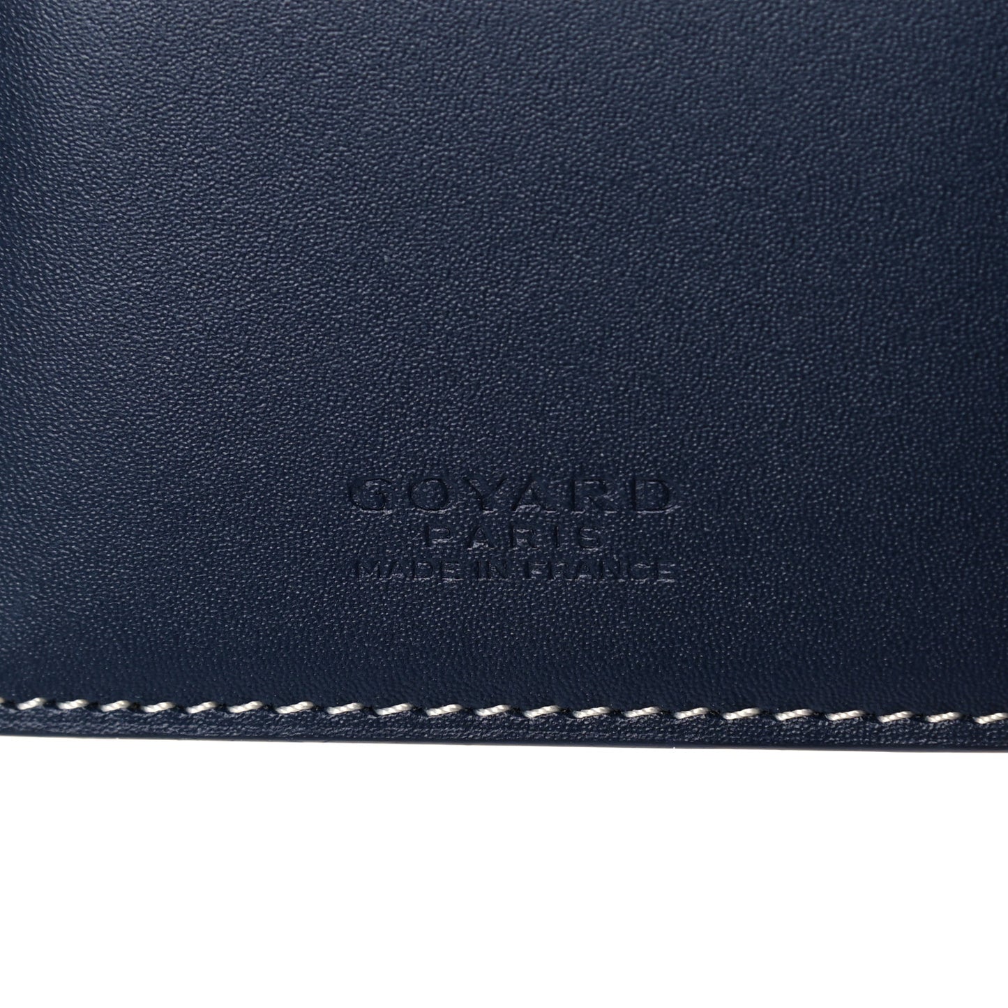 Goyardine Passport Wallet Navy