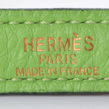 Hermes Taurillon Clemence Kelly Retourne 32 Vert Cru 26 of 41
