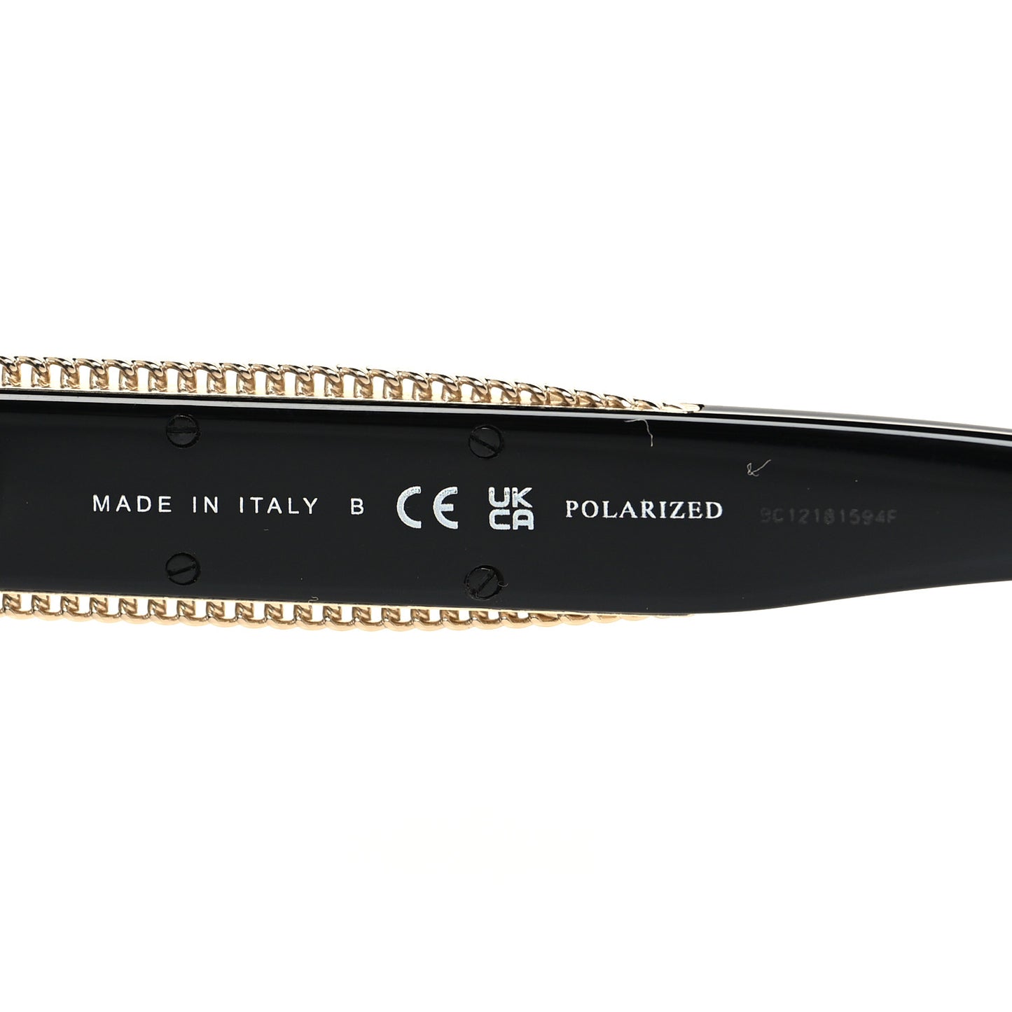 Acetate Oval Sunglasses 5515-A Black