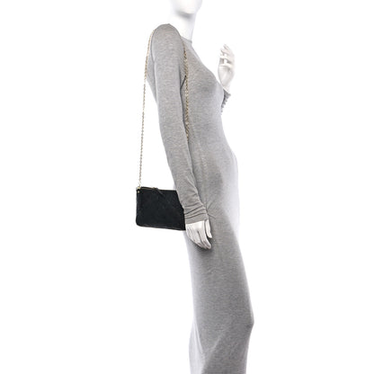 Louis Vuitton Empreinte Double Zip Pochette Black 2 of 9