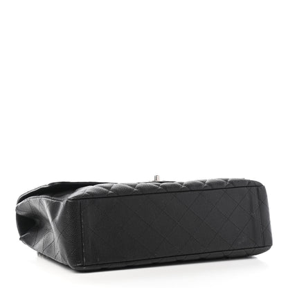 Chanel Caviar Quilted Maxi Single Flap Black 3 of 5