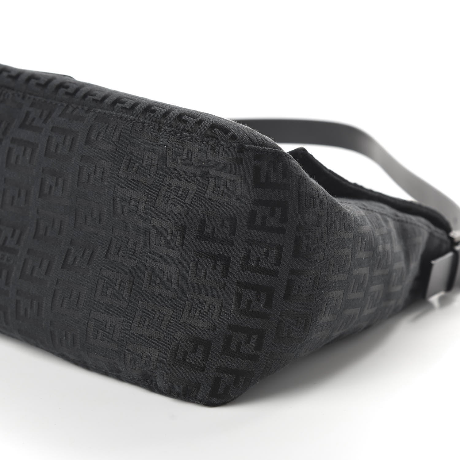 Fendi Zucchino Mama Baguette Black 7 of 9