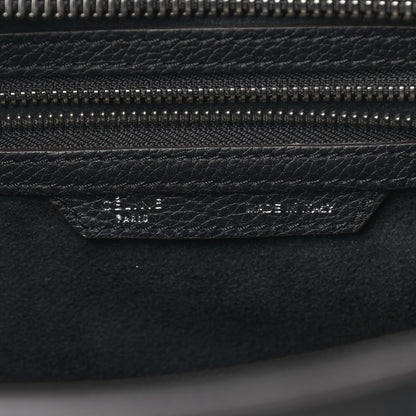 Celine Drummed Calfskin Micro Luggage Black 8 of 11