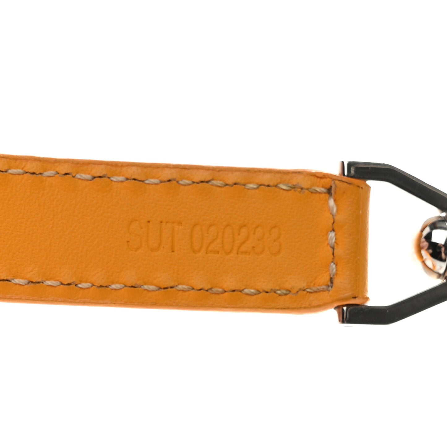 Calfskin Adjustable Shoulder Strap Yellow