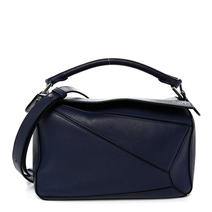 Loewe Calfskin Small Puzzle Bag Marine 1 of 12