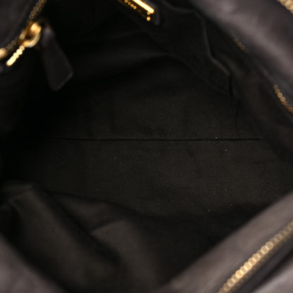 Miu Miu Vitello Lux Medium Bow Bag Fumo 5 of 6