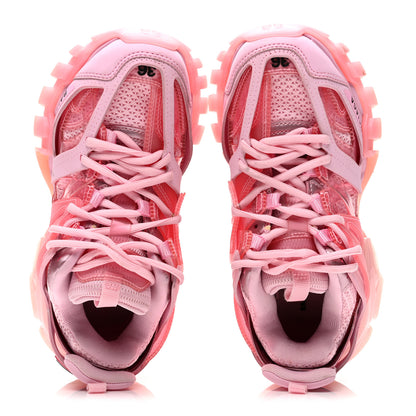 Balenciaga Fabric Mesh Clear Sole Womens Triple S Sneakers 36 Pink 5 of 9