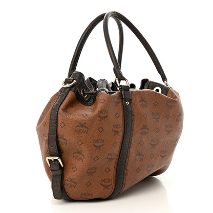 MCM Visetos Drawstring Shopper Cognac 3 of 21