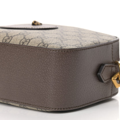 Gucci GG Supreme Monogram Web Neo Vintage Shoulder Bag Beige New Acero Crop 9 of 11
