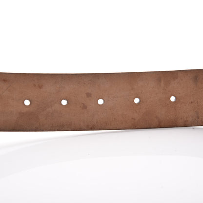 Gucci GG Plus Monogram Calfskin Interlocking G 40mm Belt 95 38 White 6 of 16