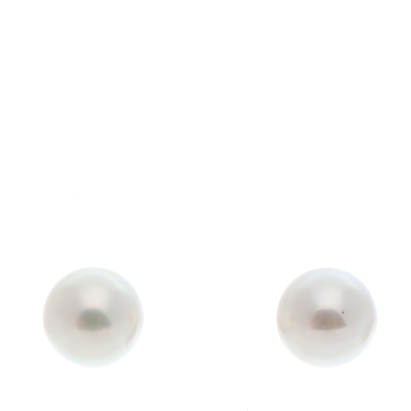 18K Yellow Gold 8mm Pearl Stud Earrings