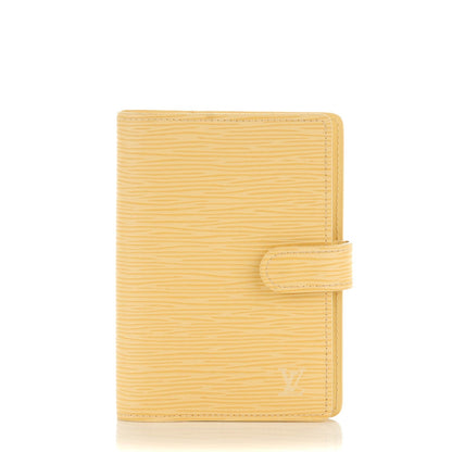 Louis Vuitton Epi Small Ring Agenda Cover Vanilla 1 of 7