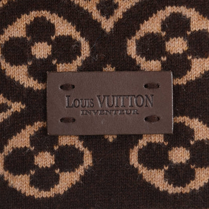 Louis Vuitton Cashmere Monogram Inventeur Scarf 3 of 4