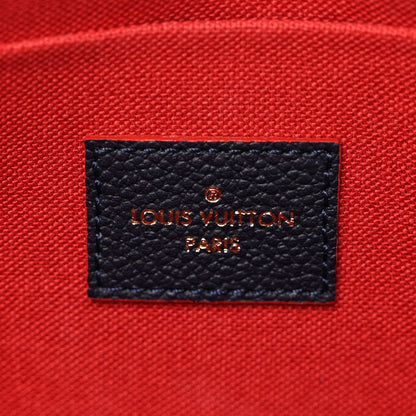 Louis Vuitton Empreinte Pochette Felicie Chain Wallet Marine Rouge 7 of 10