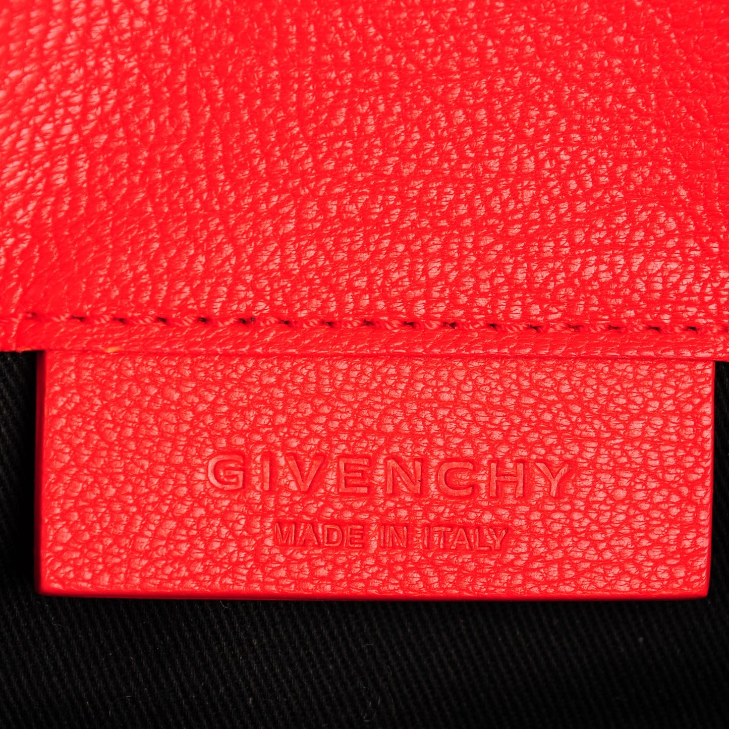 Sugar Goatskin Medium Antigona Envelope Clutch Medium Red