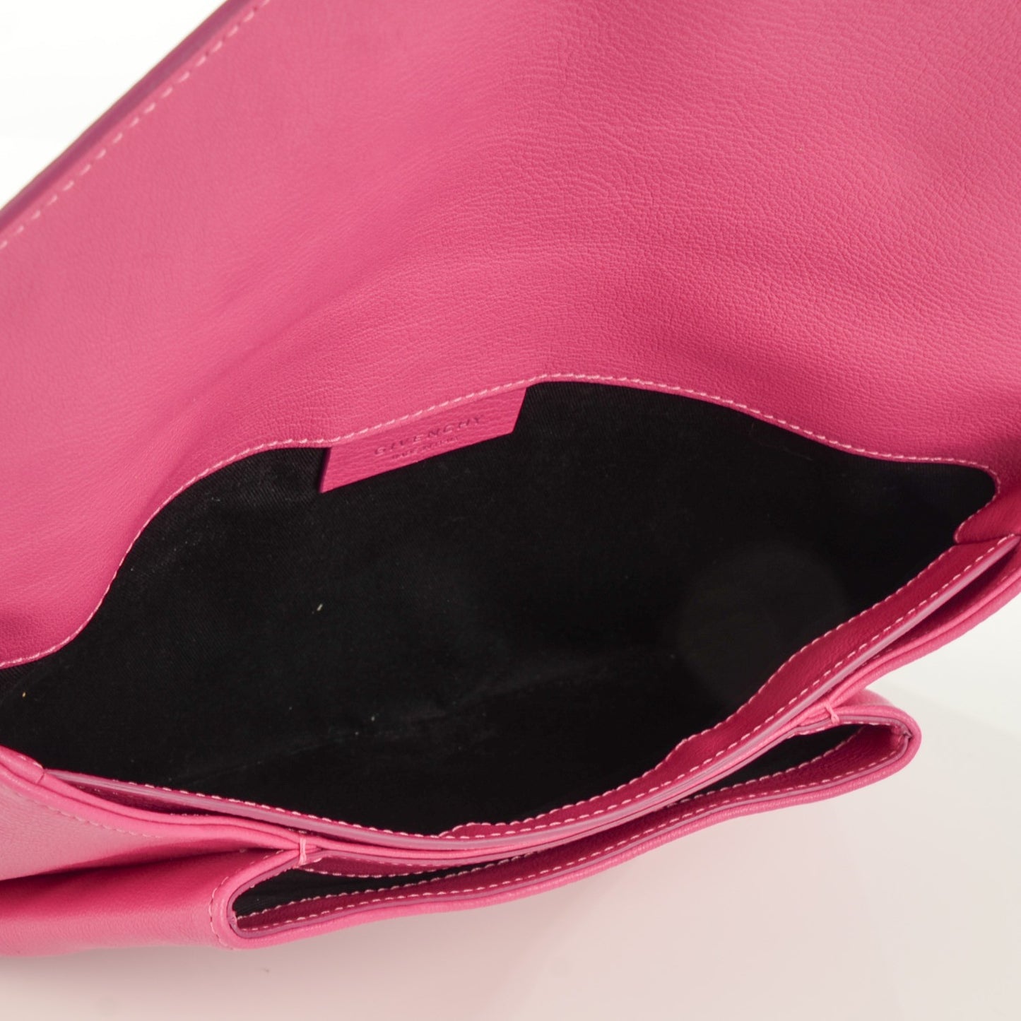 Sugar Goatskin Medium Antigona Envelope Clutch Pink