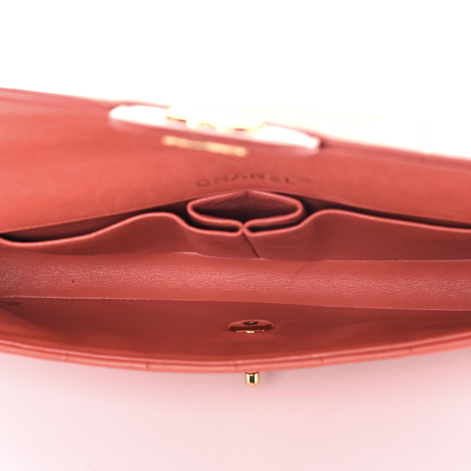 Chanel Lambskin East West Chocolate Bar Flap Pink 4 of 14
