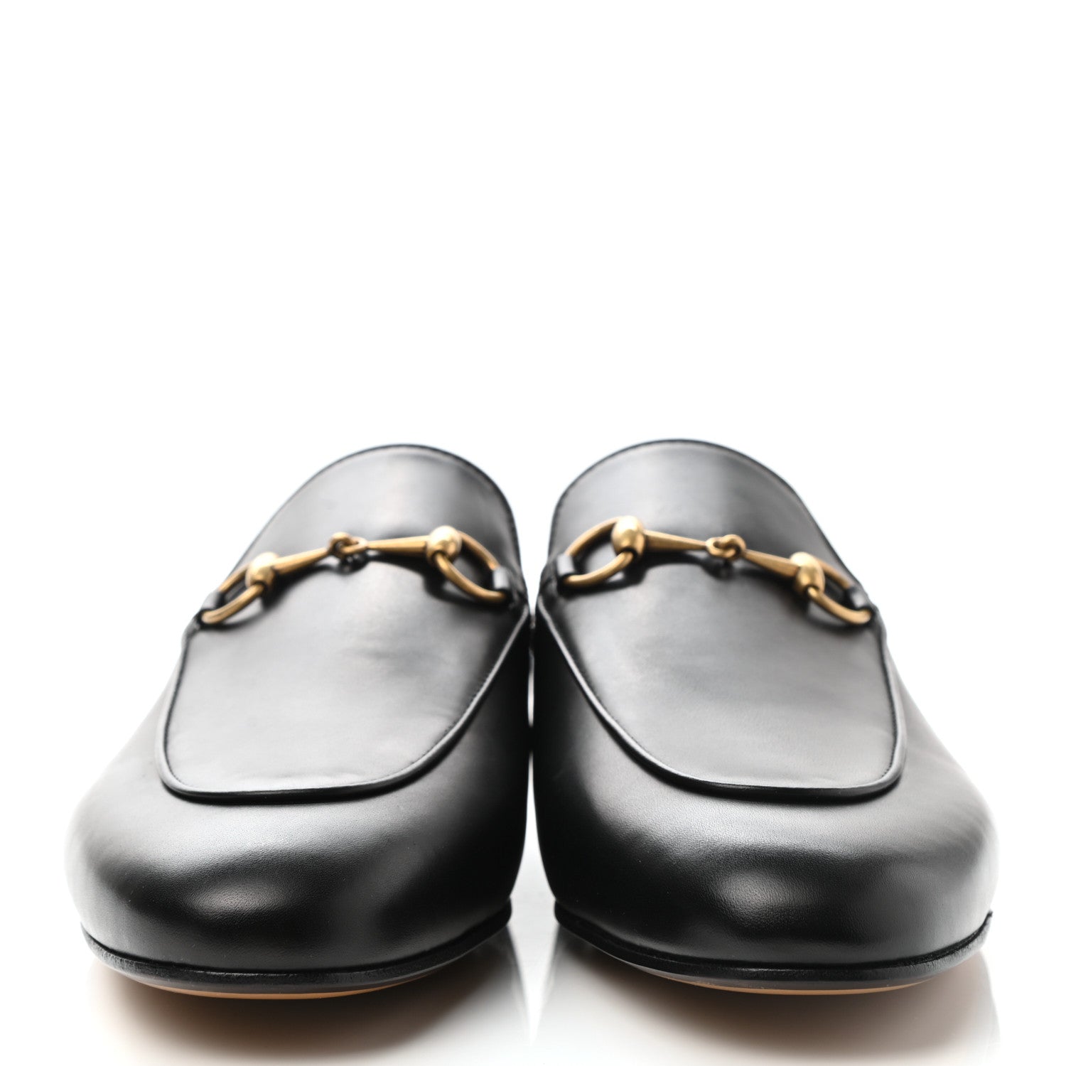 Gucci Calfskin Womens Princetown Slippers 38.5 Black 2 of 11