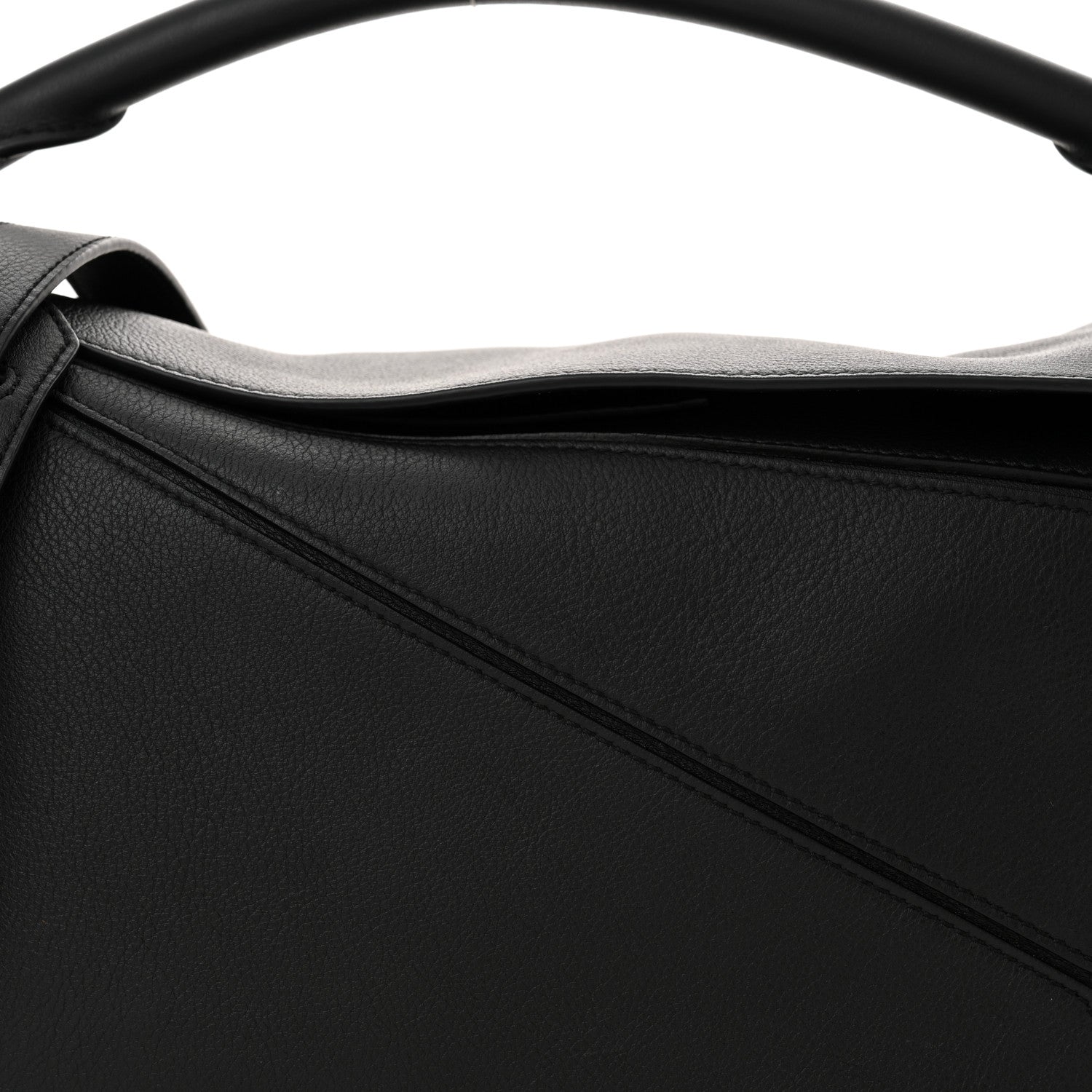 Loewe Calfskin Medium Puzzle Bag Black 8 of 12