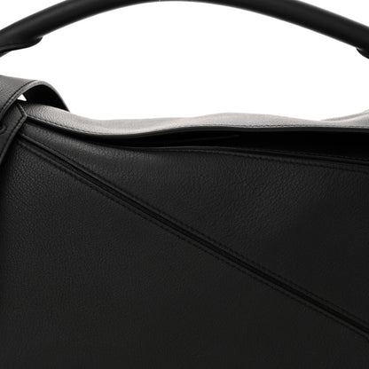 Loewe Calfskin Medium Puzzle Bag Black 8 of 12