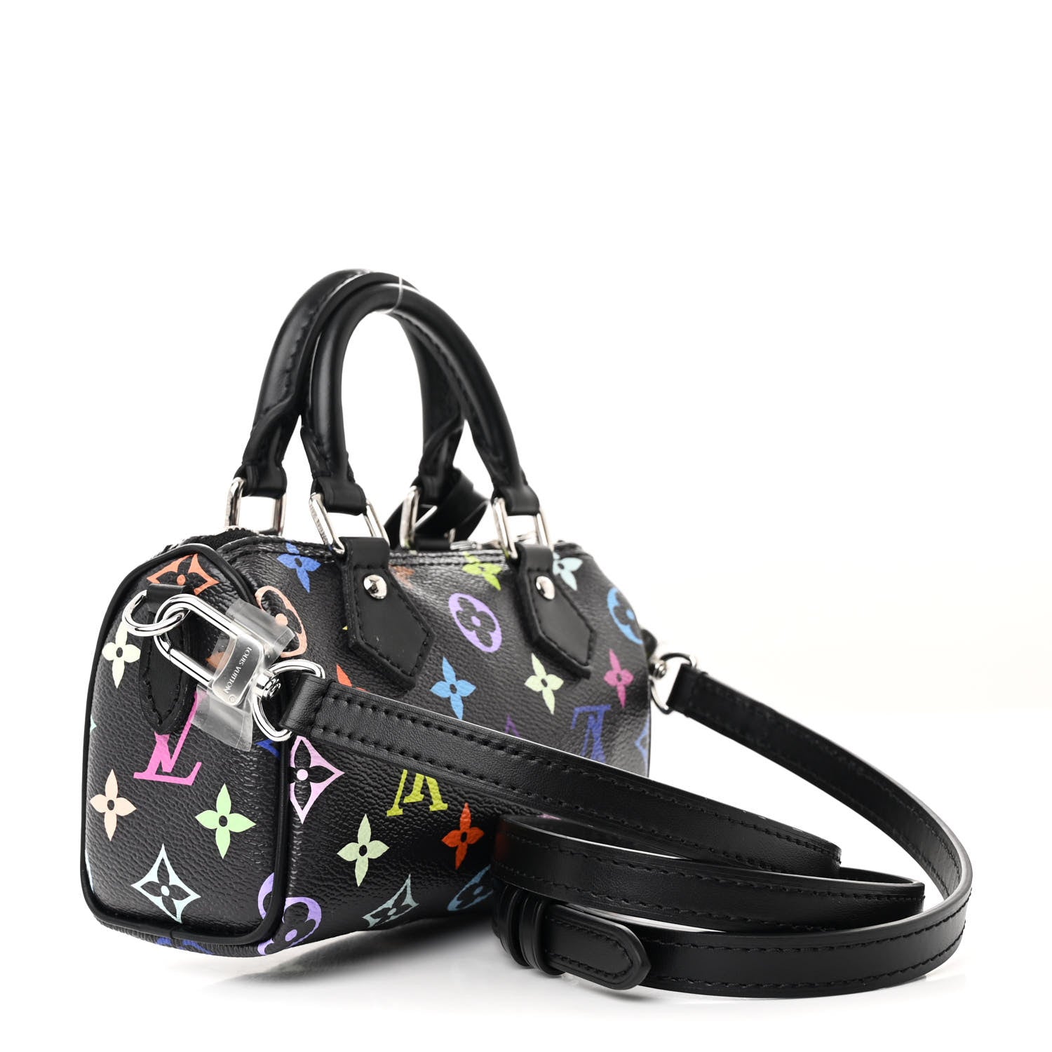 Louis Vuitton LV X TM Monogram Multicolor Nano Speedy Black 3 of 10