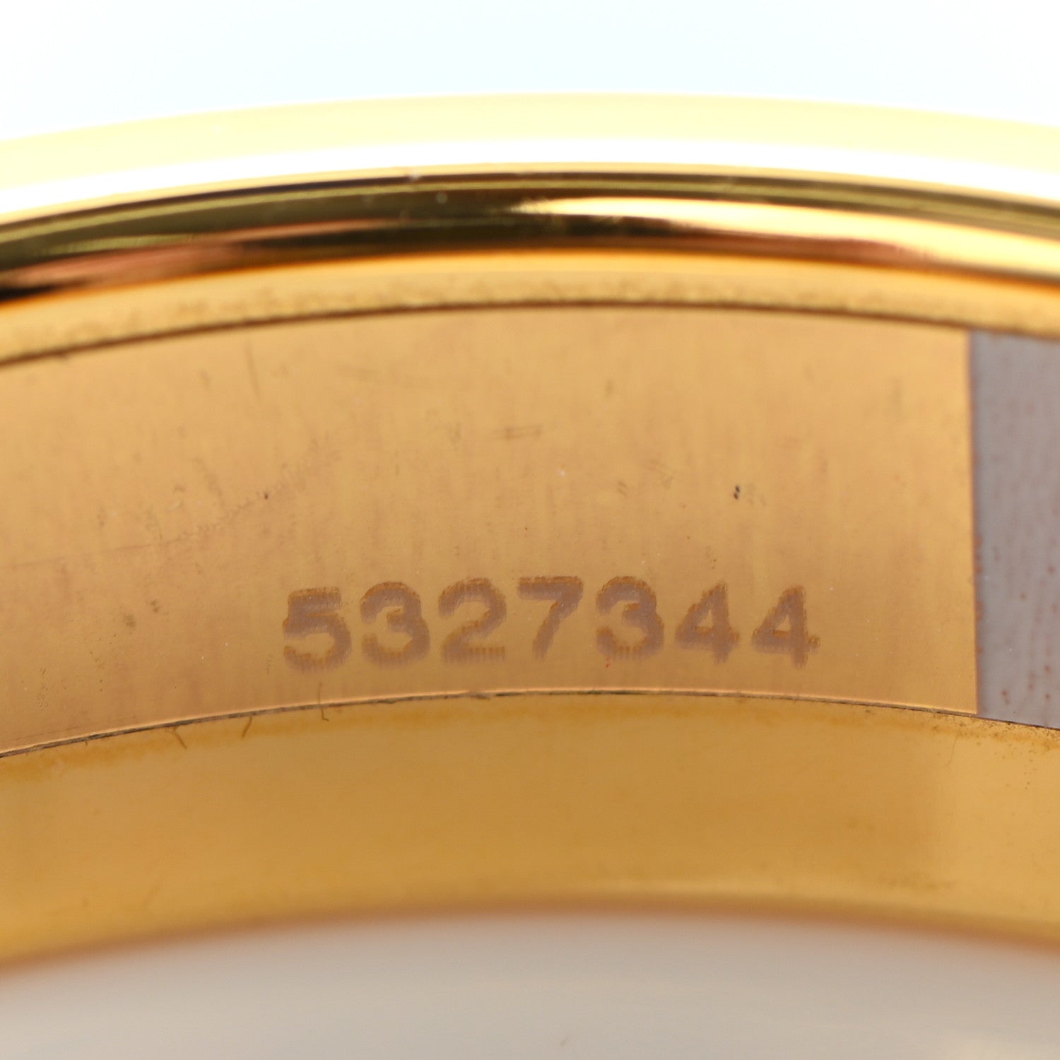Hermes Enamel Narrow Clic Clac H Bracelet PM White 5 of 5