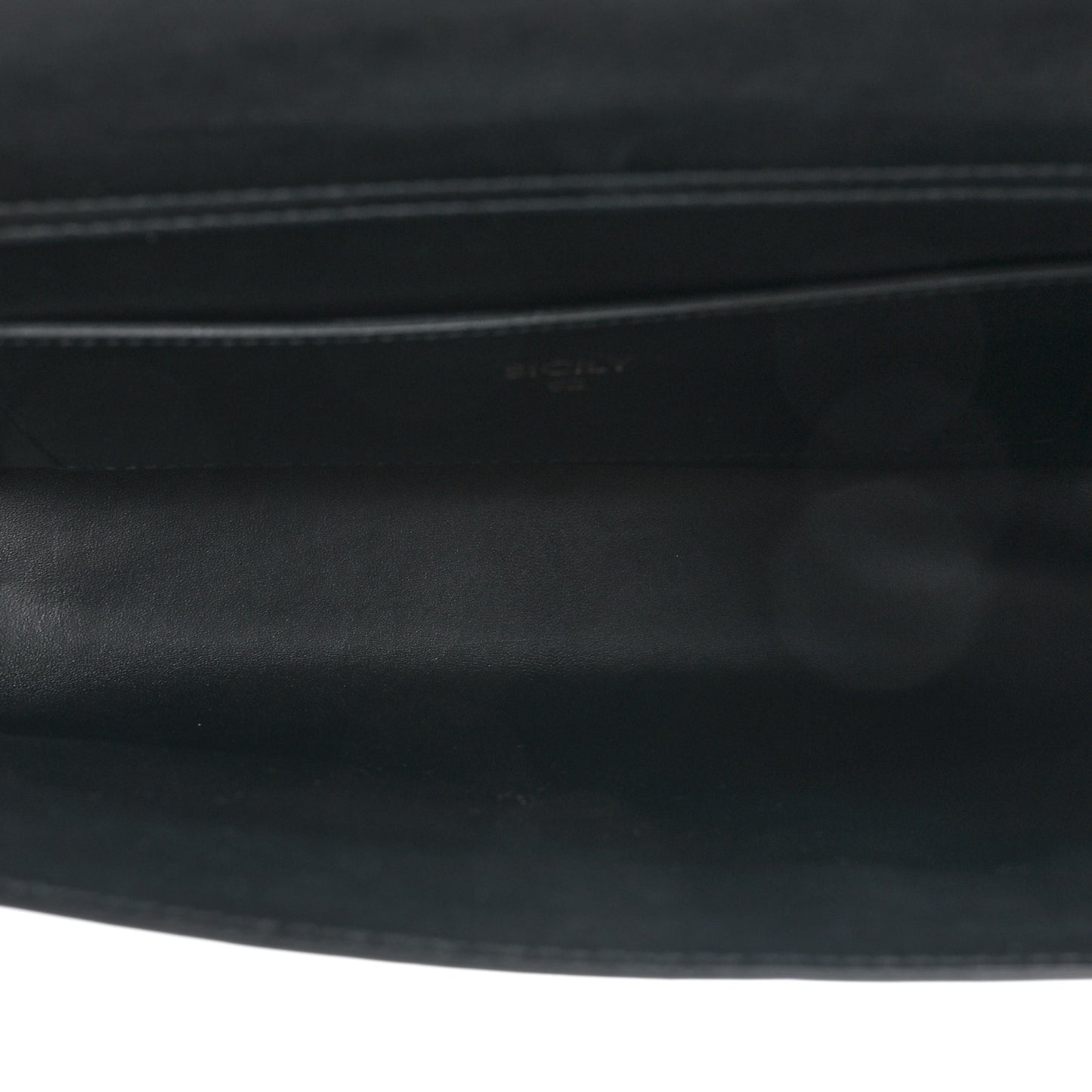 Calfskin Miss Sicily Satchel Black