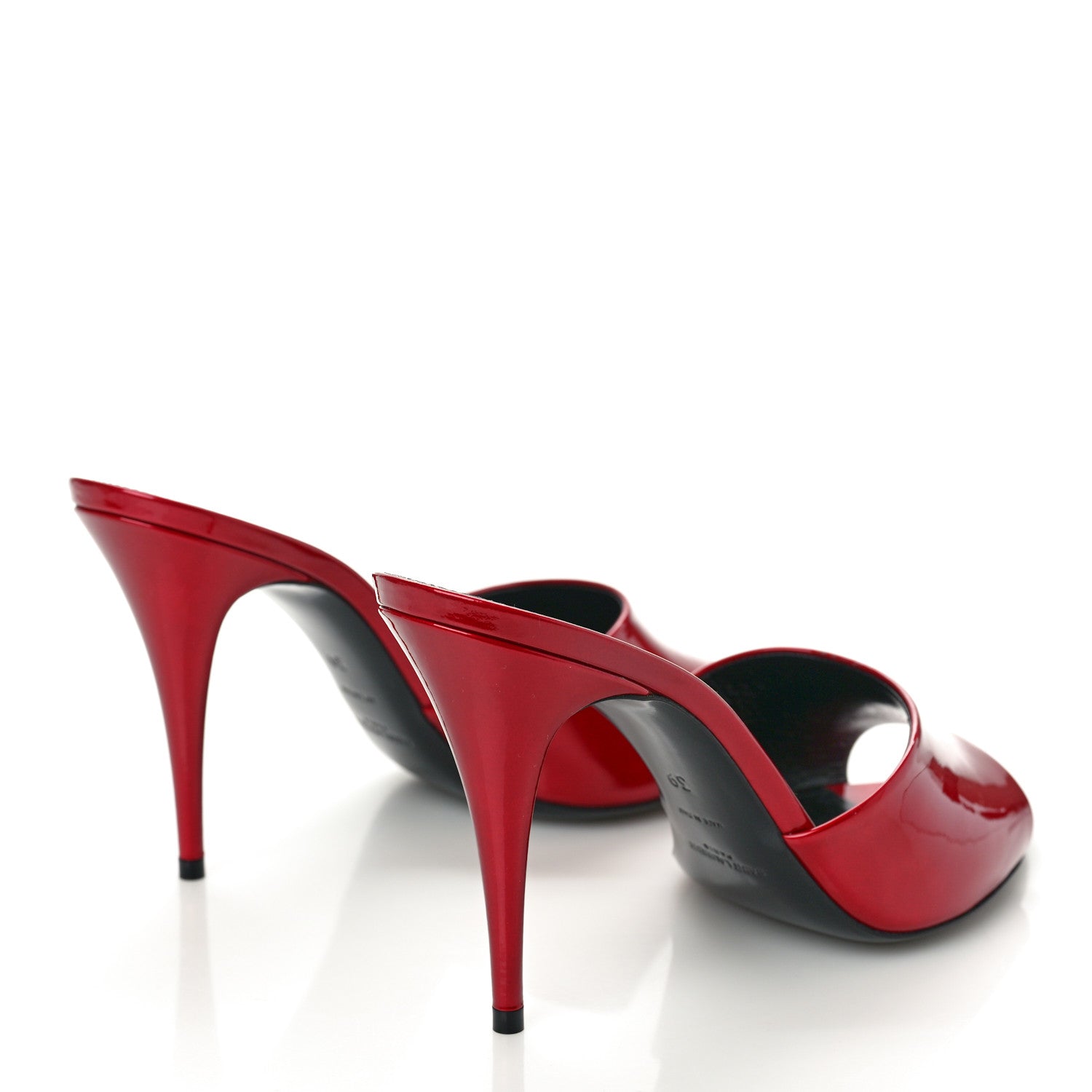 Saint Laurent Patent Sexy 95mm Pumps 39 Red 4 of 12