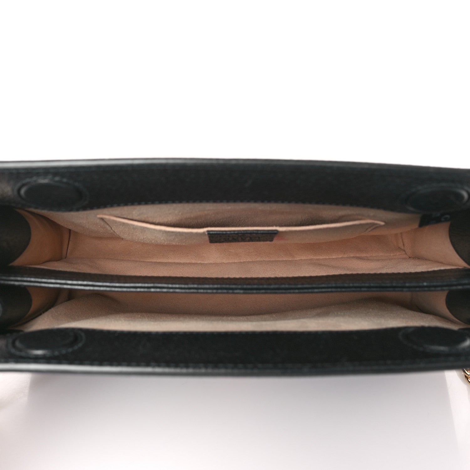 Gucci Calfskin GG Web Small Ophidia Chain Shoulder Bag Black 5 of 9