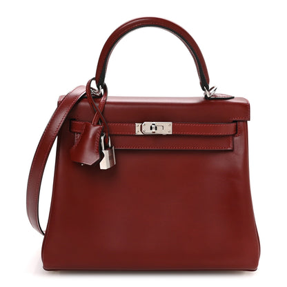 Hermes Box Kelly Retourne 25 Rouge H 1 of 11