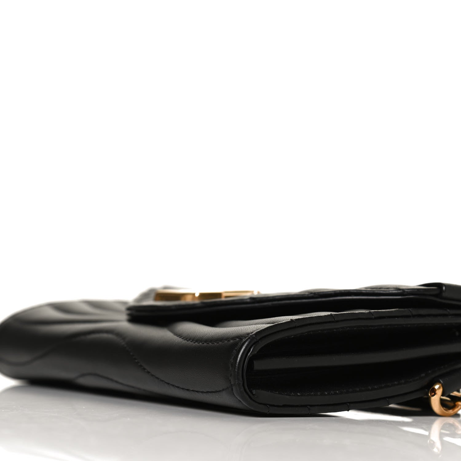 Louis Vuitton Calfskin New Wave Long Wallet Black 9 of 11