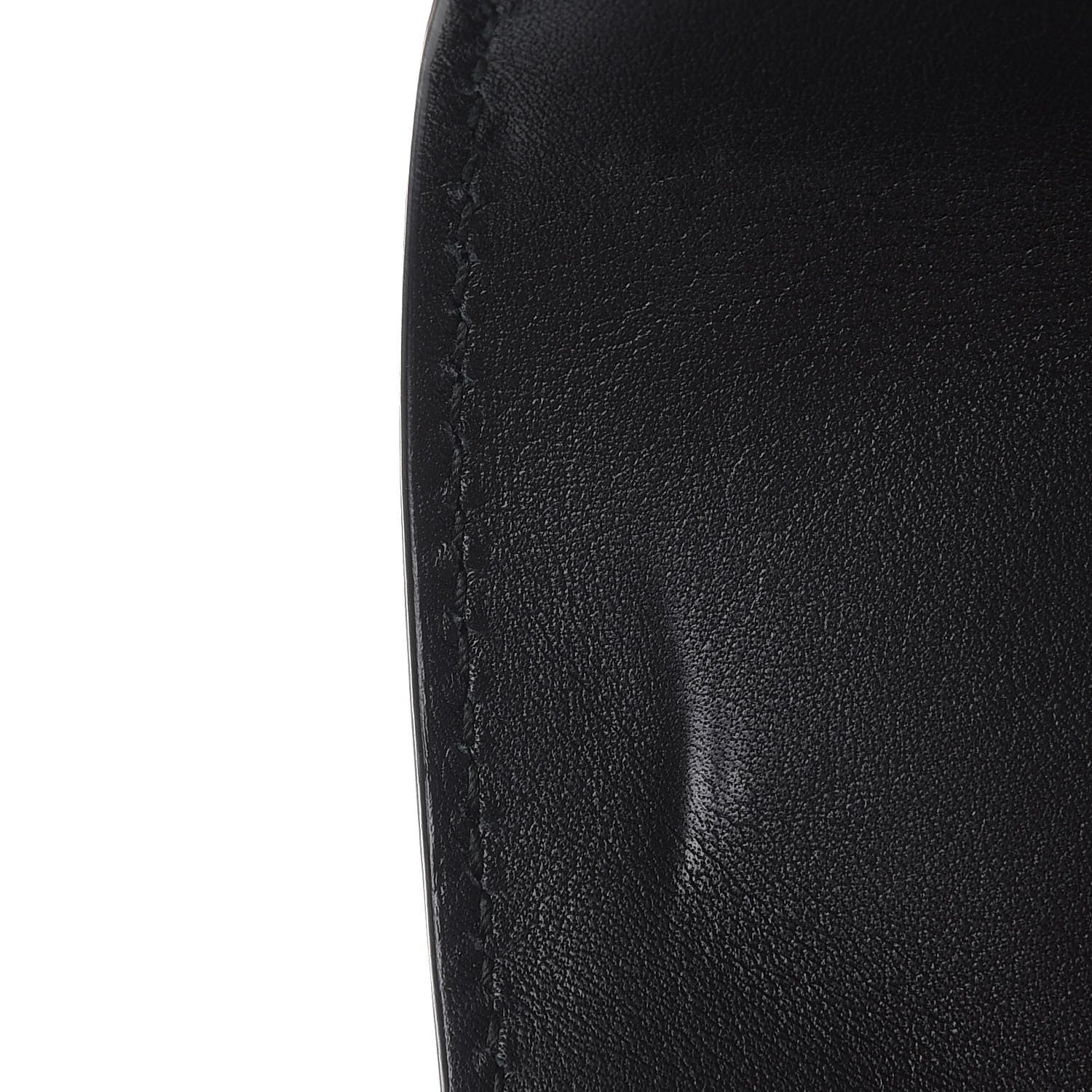 Gucci Calfskin Frame Print Bamboo Top Handle Bag Black 12 of 12