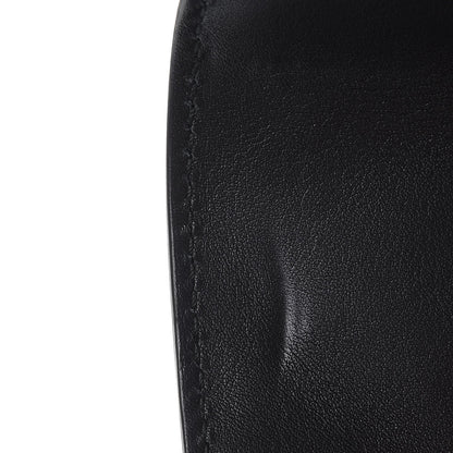 Gucci Calfskin Frame Print Bamboo Top Handle Bag Black 12 of 12